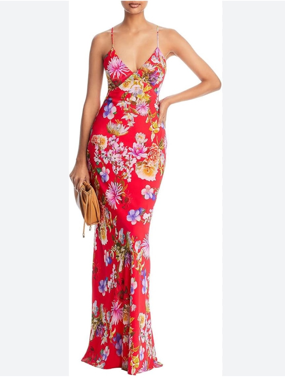 Betsy & Adam long floral maxi dress 12